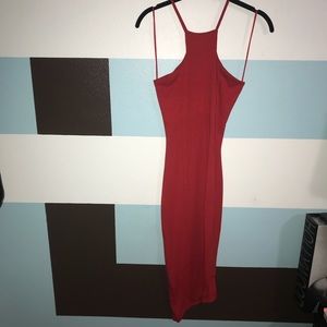 Express Asymmetrical Red Dress